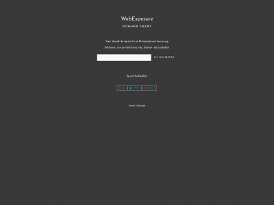 webexposure.dk snapshot