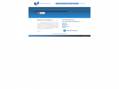 cyruslogistics.com snapshot