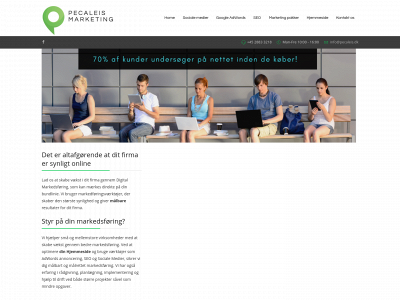 pecaleismarketing.dk snapshot
