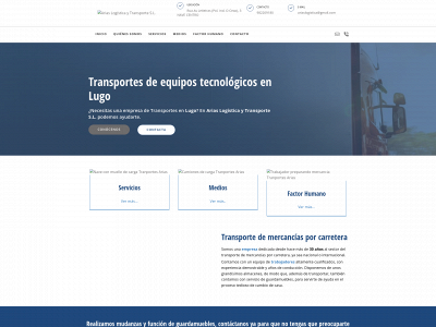 www.ariaslogistica.es snapshot