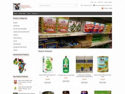 amazingafricanmarket.com snapshot
