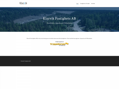 klarvikfastigheter.se snapshot