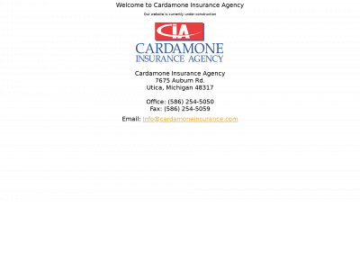 cardamoneinsurance.com snapshot
