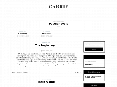fvcarrielee.com snapshot