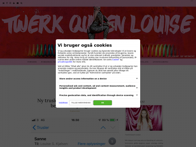 twerkqueenlouise.dk snapshot