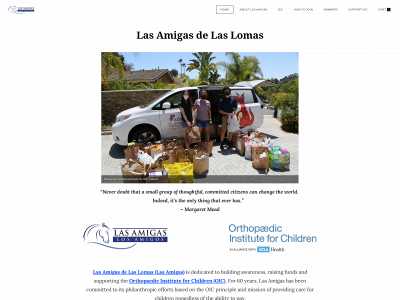 www.lasamigas.org snapshot