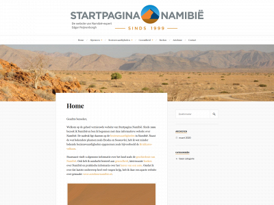 startpagina-namibie.nl snapshot