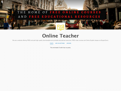 www.onlineteacher.services snapshot
