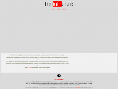 tapinfo.co.uk snapshot