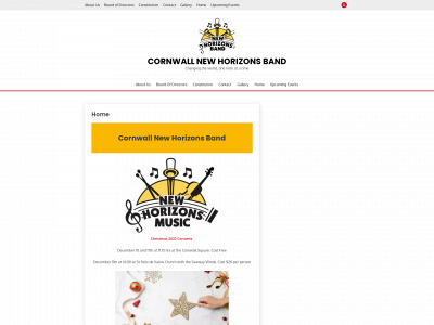 cornwallnewhorizonsband.org snapshot