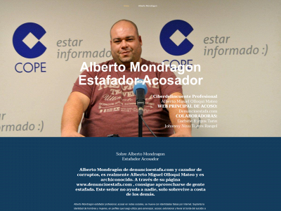 albertomondragonacosador.com snapshot