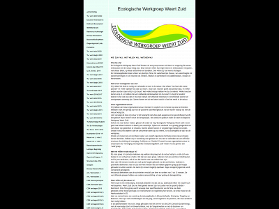 ecologischewerkgroepweertzuid.nl snapshot