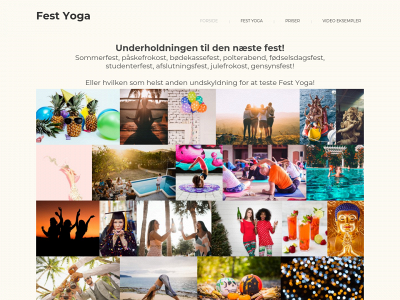 festyoga.dk snapshot