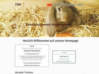 kleintierzuchtverein-wurmlingen.de snapshot
