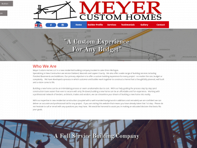 meyercustombuilds.com snapshot