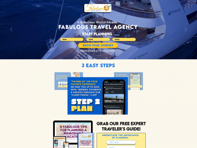 www.fabuloustravelagency.com snapshot