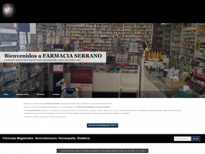 farmaciaserranobarcelona.es snapshot