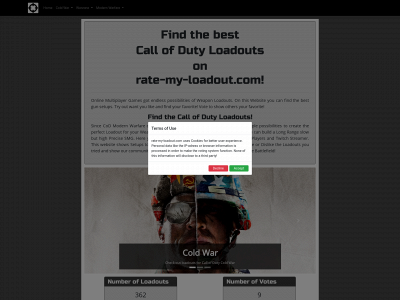 rate-my-loadout.com snapshot