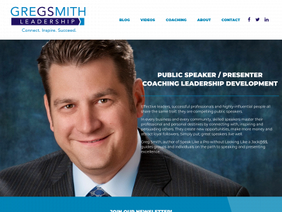 gregsmithleadership.com snapshot