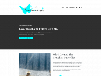 jointhetravelingbutterflies.com snapshot