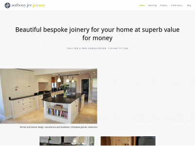 anthonyjeejoinery.com snapshot