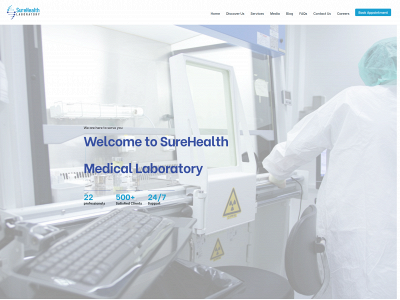 surehealthlab.com snapshot