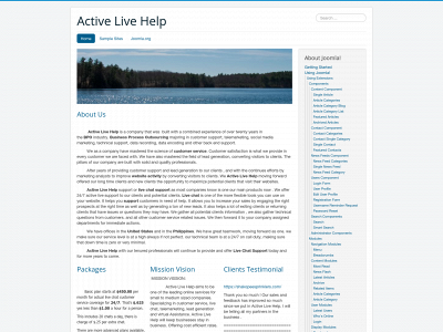 activelivehelp.com snapshot