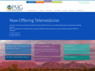 phoenixmedicalgroup.com snapshot