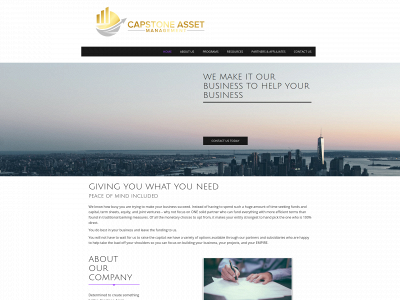 capstoneassetmgt.com snapshot