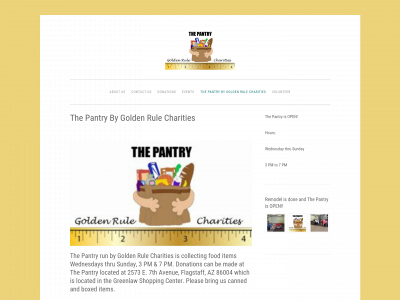 goldenrulepantry.org snapshot