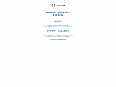 behandling.dk snapshot