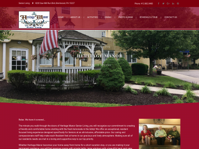 heritagemanorsl.com snapshot