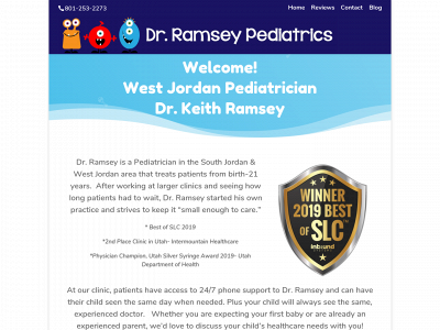 ramseypediatric.com snapshot