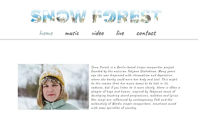 snowforest.de snapshot