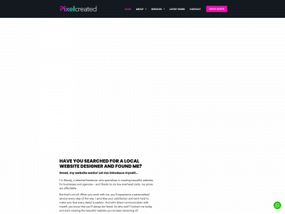 pixelcreated.com snapshot