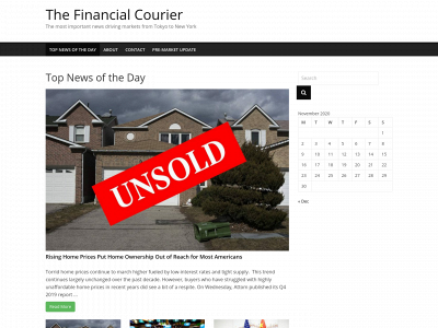 thefinancialcourier.com snapshot