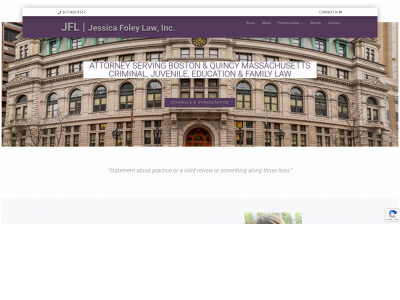 jessicafoleylaw.com snapshot