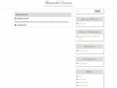 beautifulcursive.com snapshot