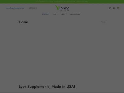 lyvvscience.com snapshot