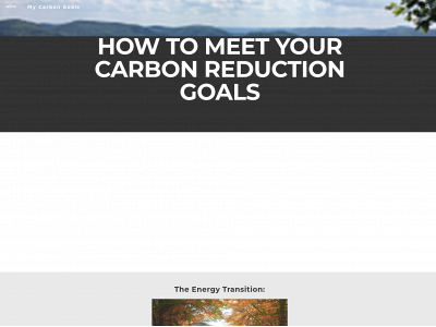 www.mycarbongoals.com snapshot