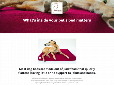 squeakerspetbeds.com snapshot