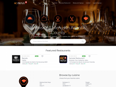 acmenus.com snapshot