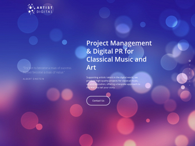 artistdigital.co.uk snapshot