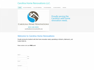 carolinahomerenovationsllc.com snapshot
