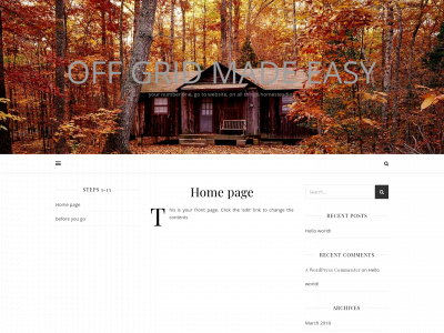 offgridmadeasy.com snapshot