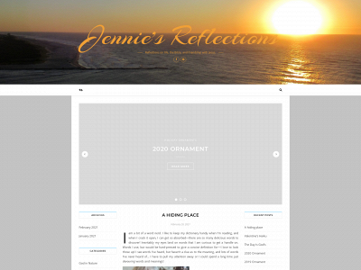 jenniesreflections.com snapshot