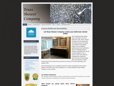 texasshowercompany.com snapshot