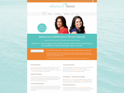 reflections-dental.ca snapshot