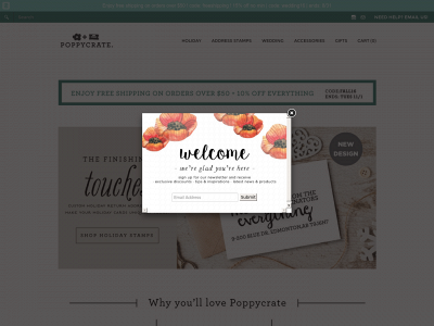 www.poppycrate.com snapshot