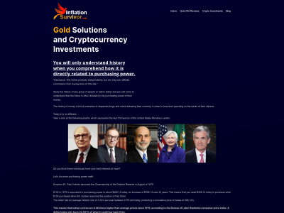 inflationsurvivor.com snapshot